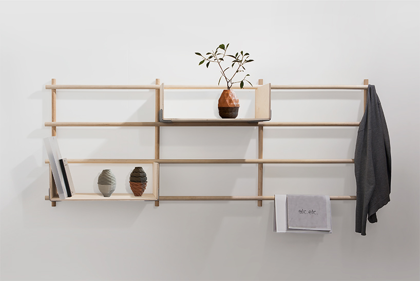 foldin shelf by etc.etc for emko is a modular storage unit