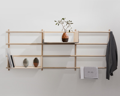 foldin shelf by etc.etc for emko is a modular storage unit