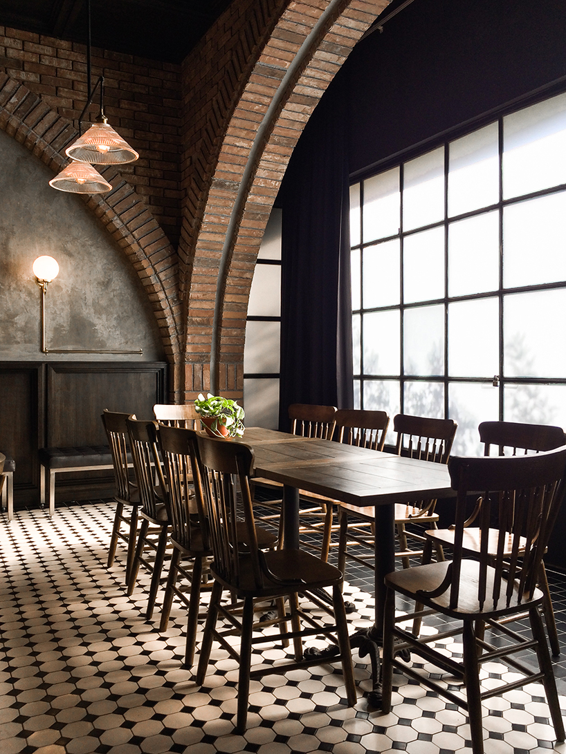 historic salon sociedad transformed into rustic resto-bar in monterrey