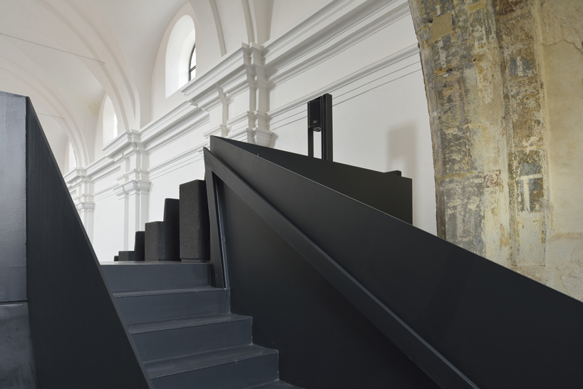 ptuj monastery turned performance center by enota