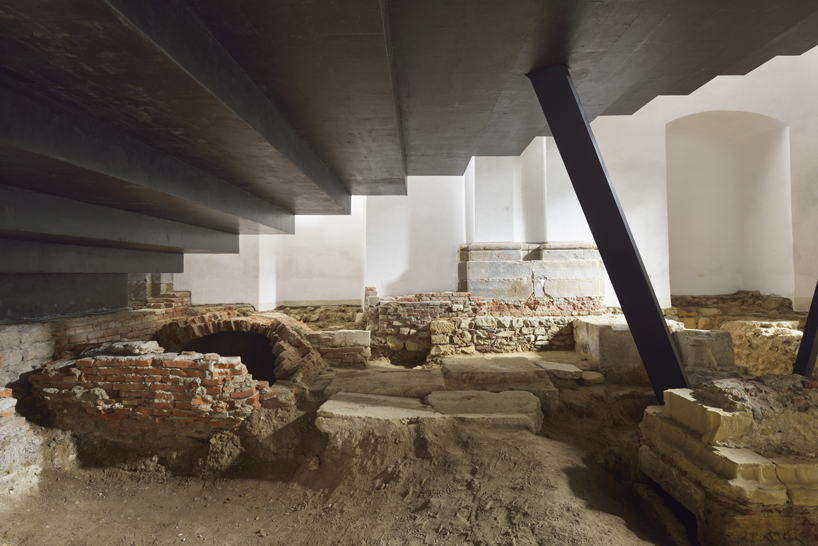 ptuj monastery turned performance center by enota