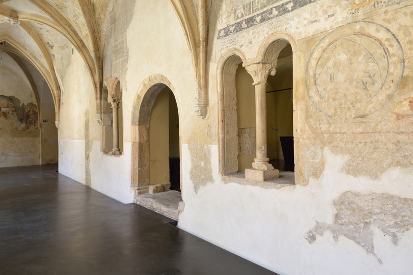 ptuj monastery turned performance center by enota