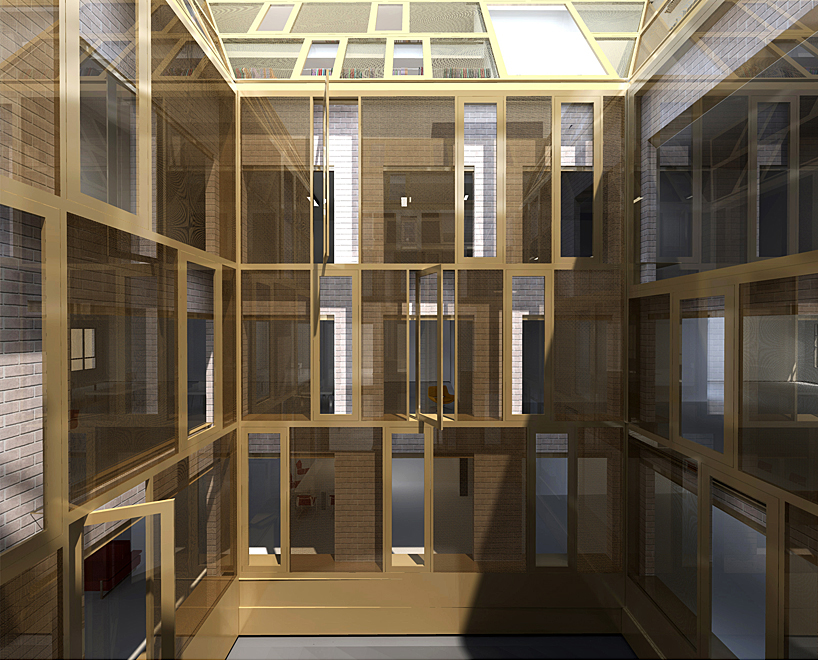 moussafir architectes unfolds weill building around courtyard