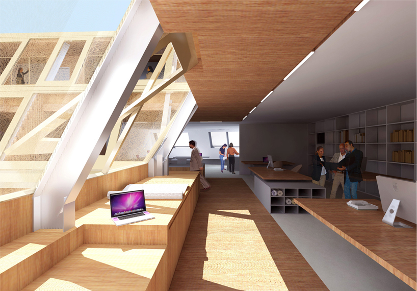 moussafir architectes unfolds weill building around courtyard