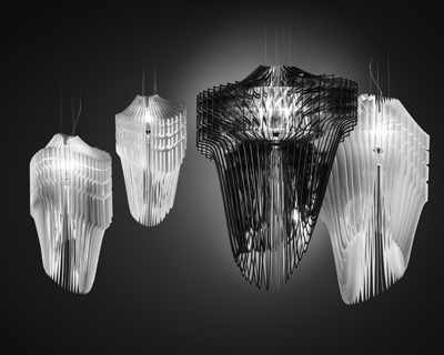 zaha hadid: avia + aria for slamp