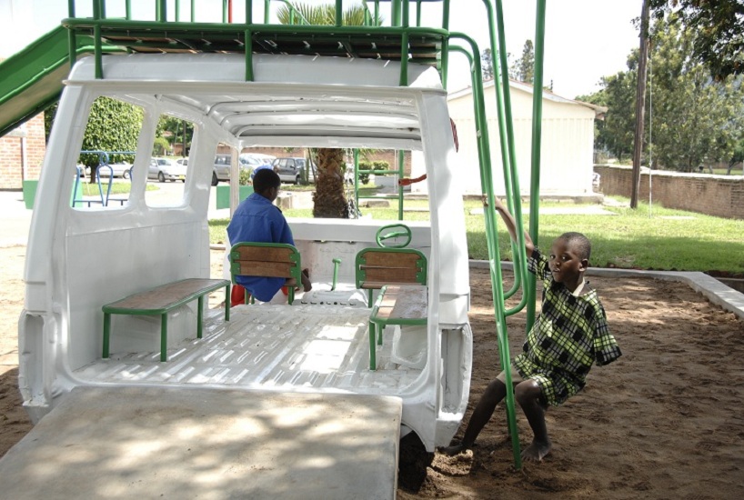 children's ambulance playground for hospital in malawi