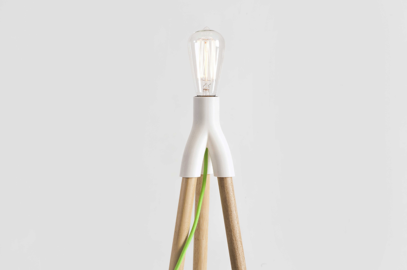 design MID repurposes household objects in fantasia lamps