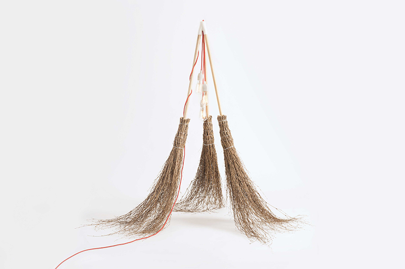 design MID repurposes household objects in fantasia lamps