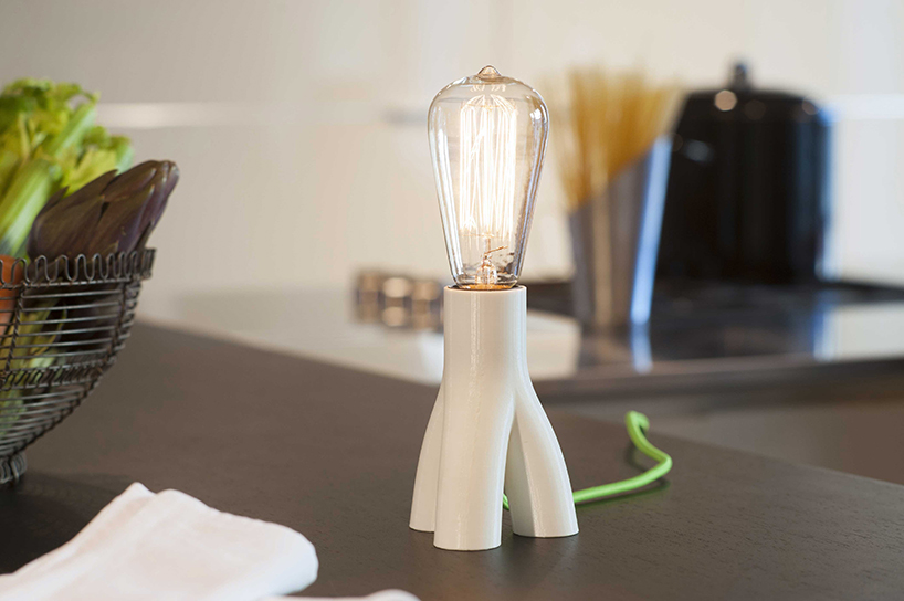 design MID repurposes household objects in fantasia lamps