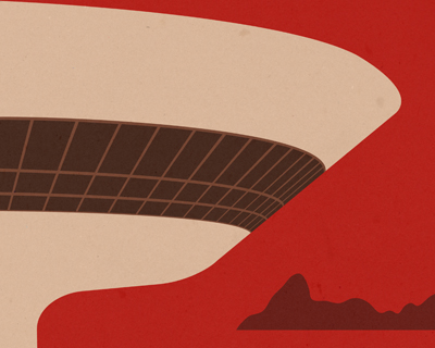 iconic architecture illustrations by andré chiote