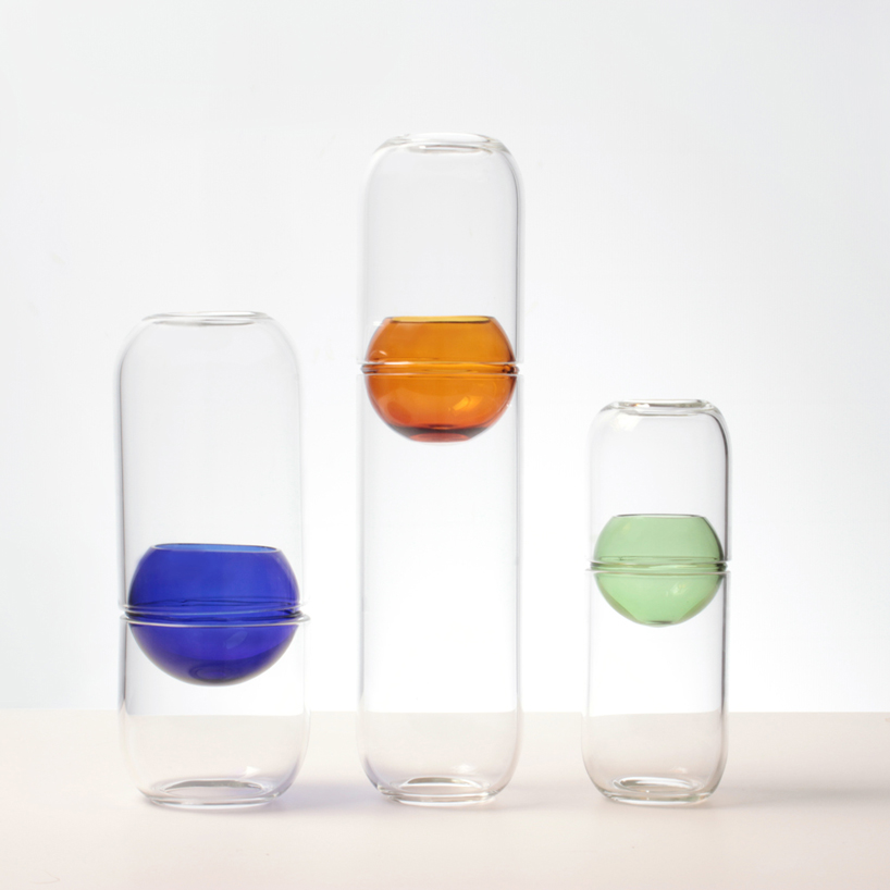 float vases by federico floriani