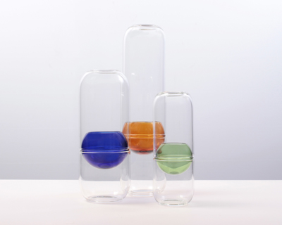 float vases by federico floriani
