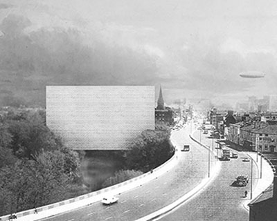 fala atelier: a white bridge proposal for salford england