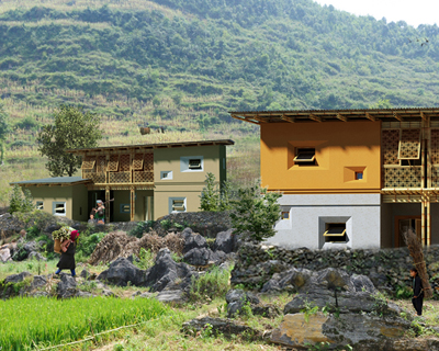 H&P architects: bamboo social housing in vietnam