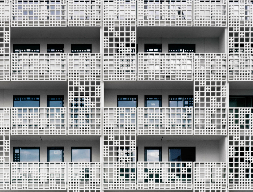 huttunen lipasti pakkanen perforates 3D facade for saukonpaasi housing in helsinki