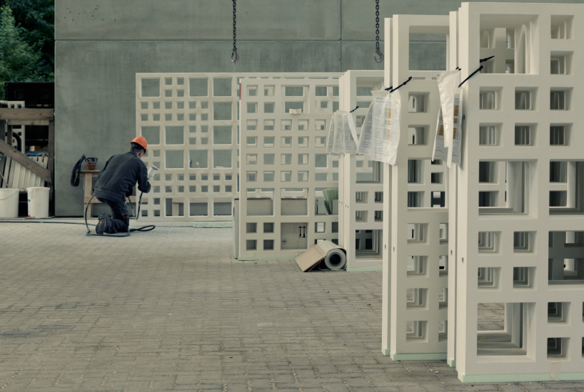 huttunen lipasti pakkanen perforates 3D facade for saukonpaasi housing in helsinki