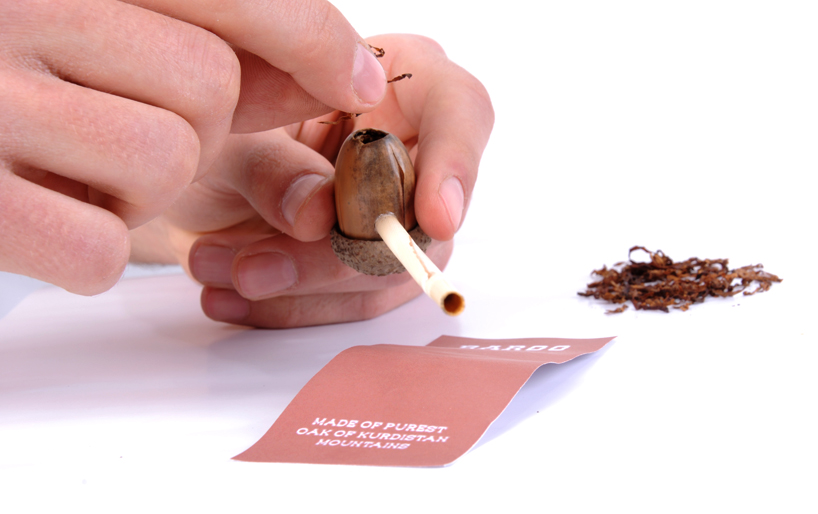 baroo fully natural oak pipe by milad mohajeri