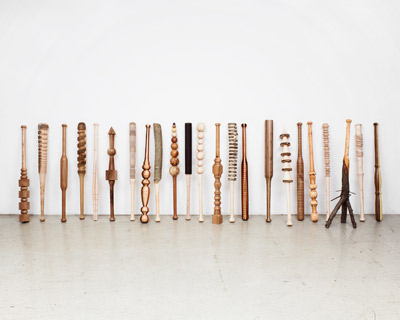 turnaround: thirty wood turned baseball bats by vincent kohler