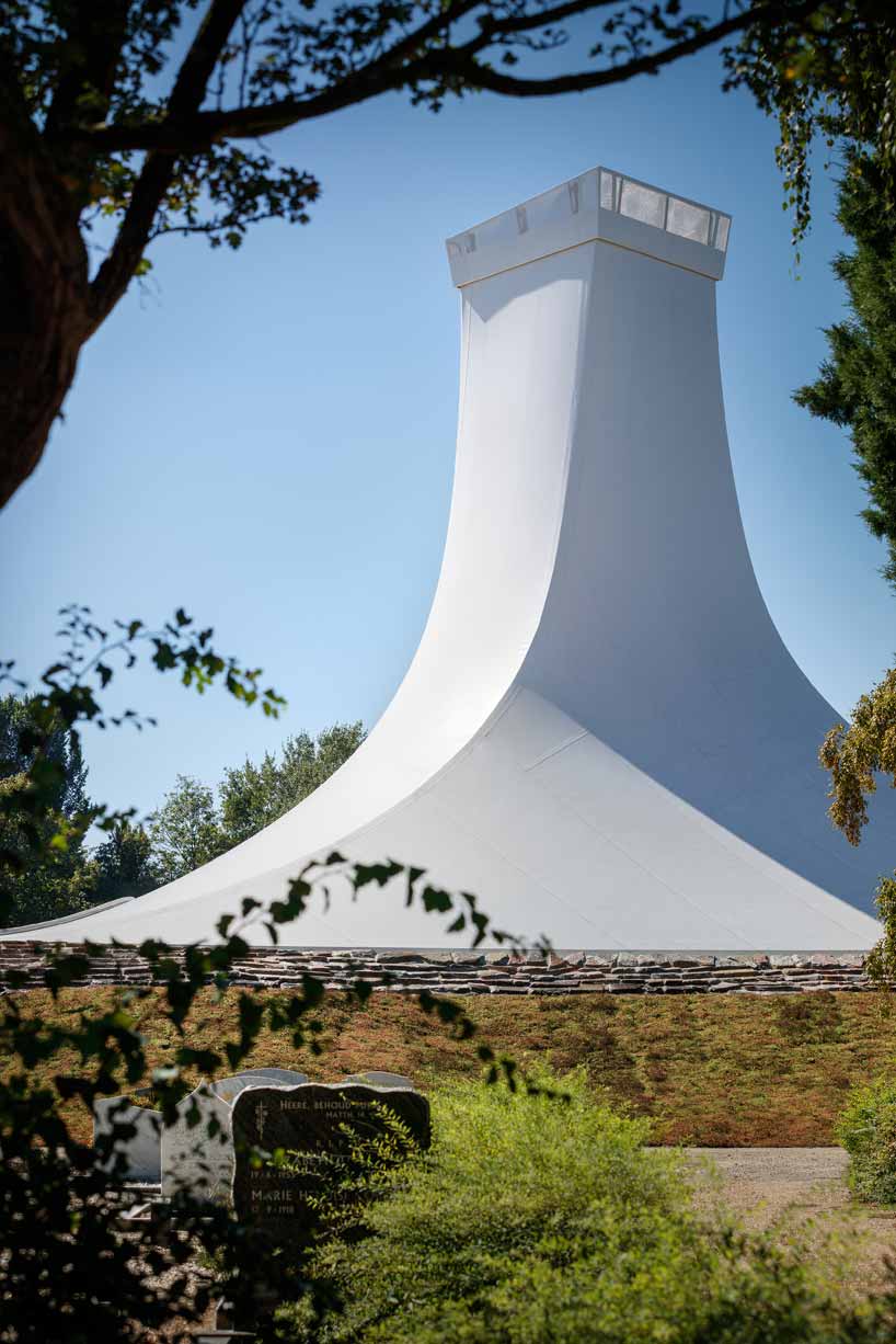 GROUP A crematorion, a crematorium in zorgvlied, amsterdam designboom