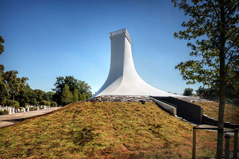 GROUP A crematorion, a crematorium in zorgvlied, amsterdam designboom