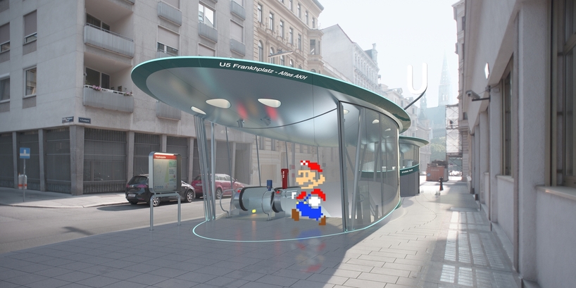 madame mohr's second-round competition entry for vienna's U5 metro