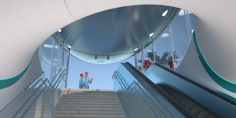 madame mohr's second-round competition entry for vienna's U5 metro