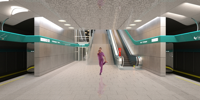 madame mohr competition entry vienna U5 metro line designboom madame mohr competition entry vienna U5 metro line designboom