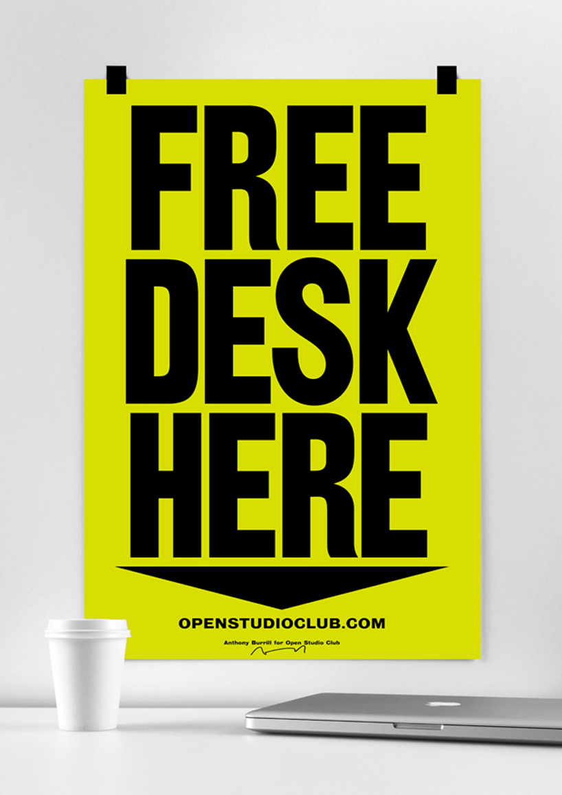 free desk here initiative by open studio club