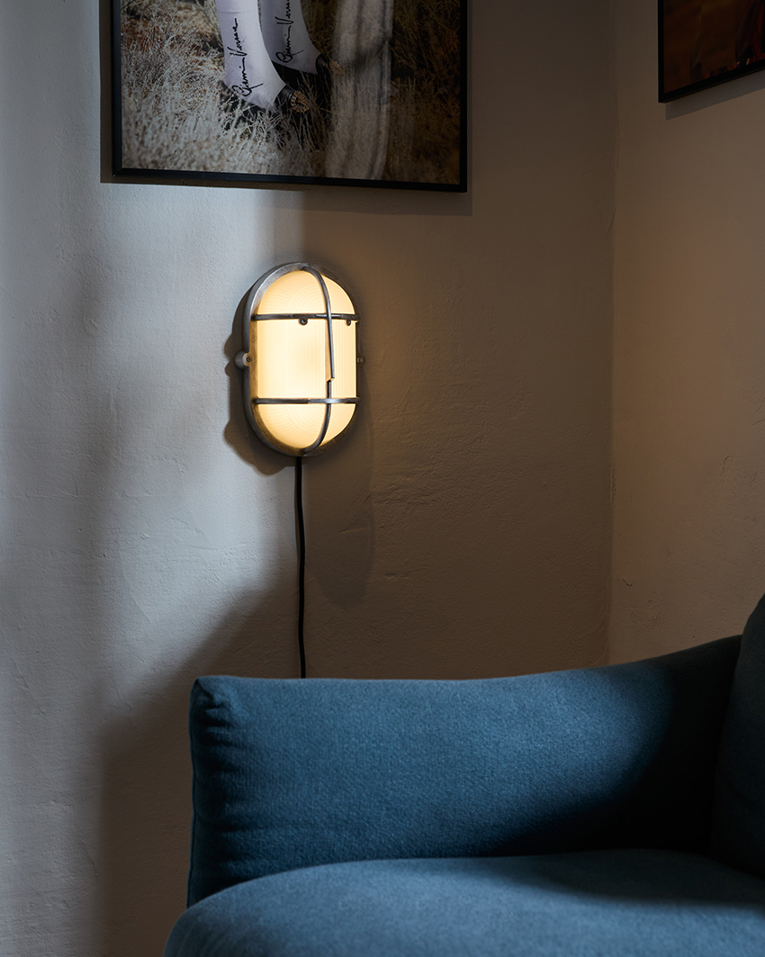 Philippe Tabet reinventa las mamparas industriales como accesorios de iluminación frontal