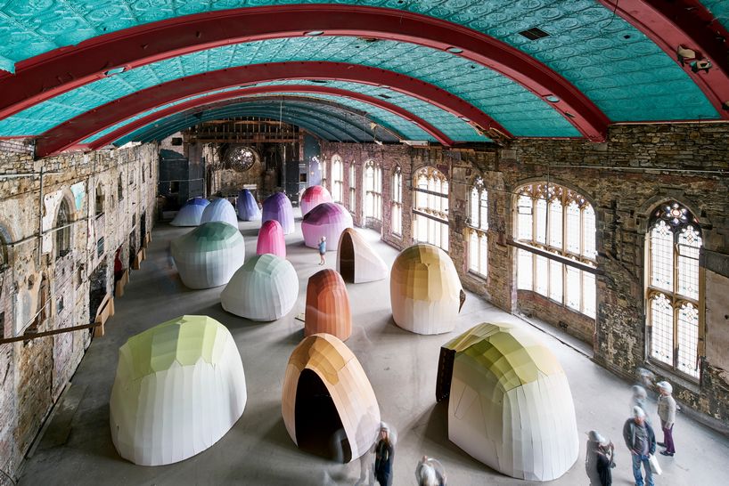 lazerian chromatogram installation uk designboom
