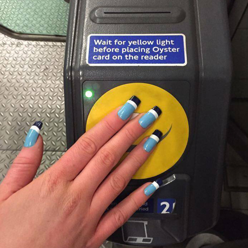 a set of fake nails make your oyster card obsolete
