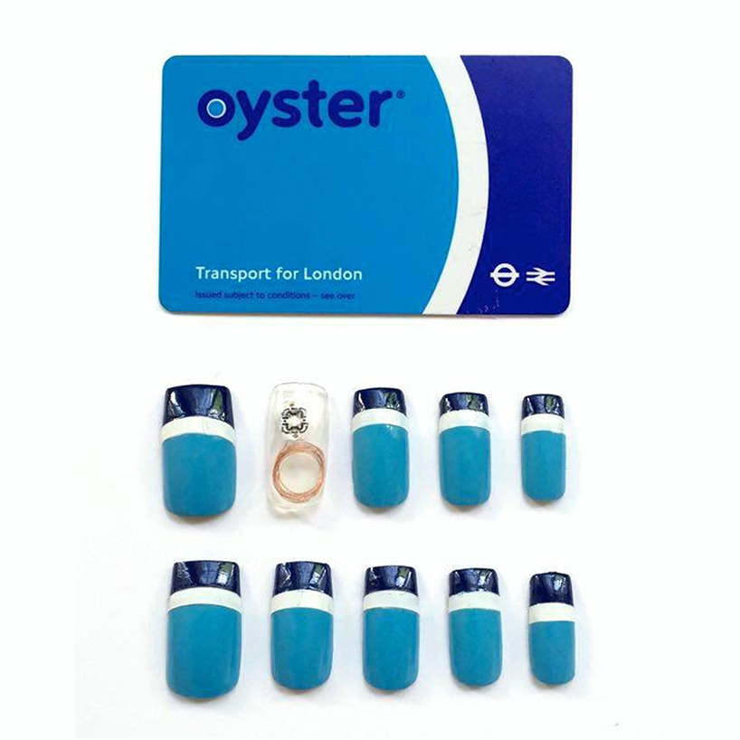 a set of fake nails make your oyster card obsolete
