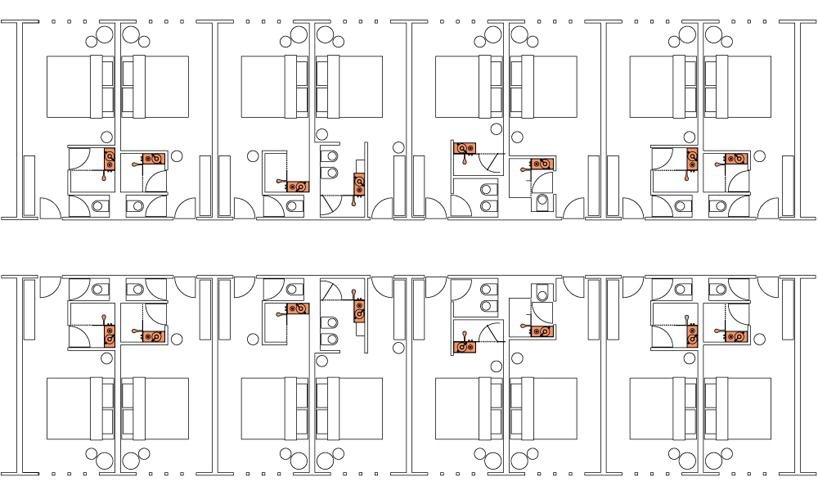 wet bathroom system host designboom