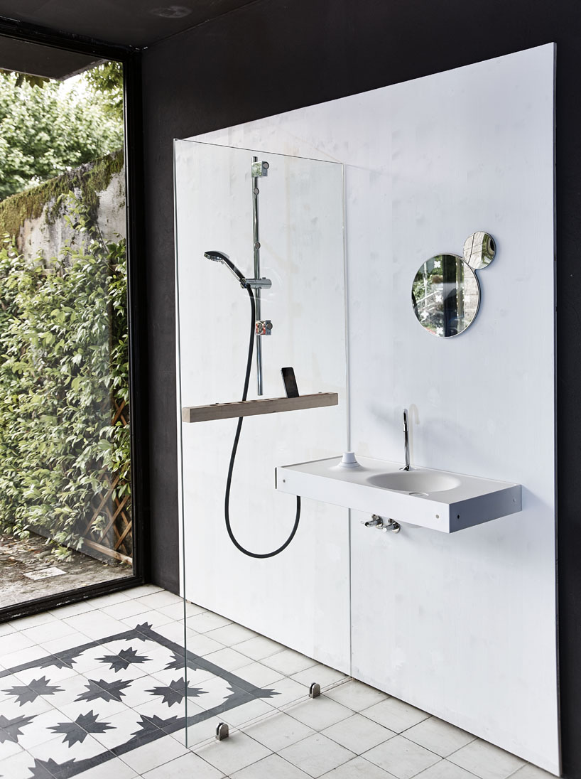 wet host bathroom system designboom