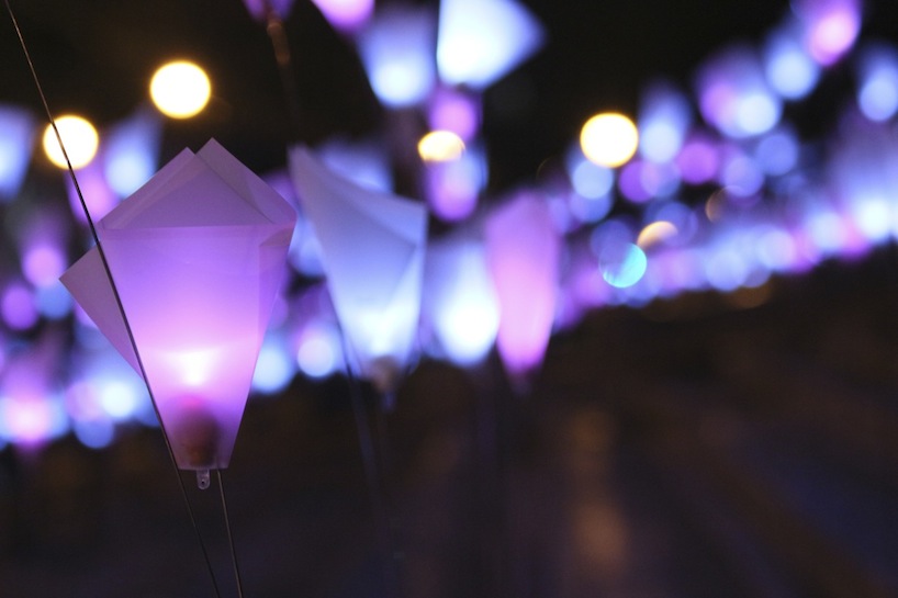 BW architects: kinetic LED installation at tribeca film festival opening