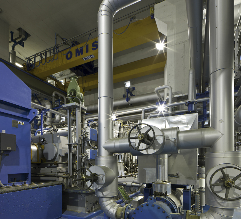 CL+AA architects references mountain form in bozen's waste to energy plant