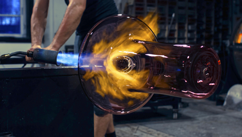 marius myking studio: blast glass blown tables