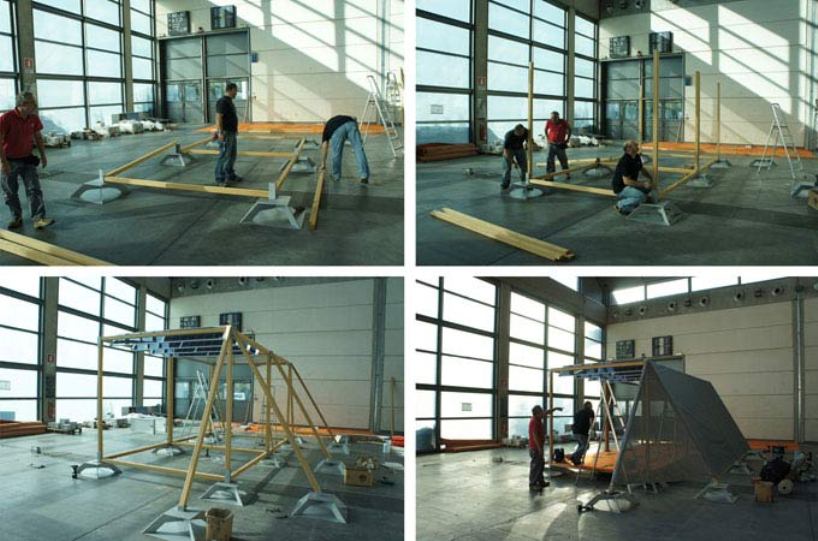 nomadic off the grid removable structures by filippo taidelli architetto