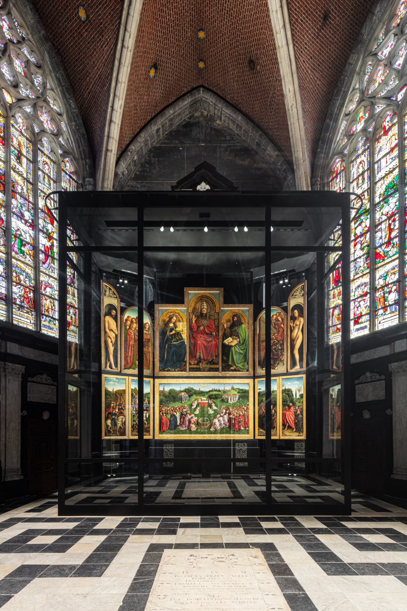 bressers architects gives van eycks brothers altarpiece a central place again saint bavo cathedral in ghent 6