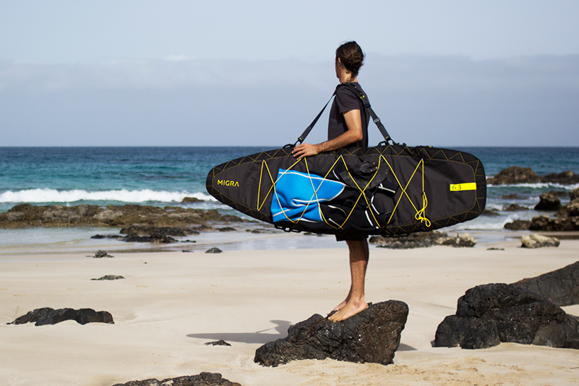 the multipurpose migra bag is an essential surfer gadget