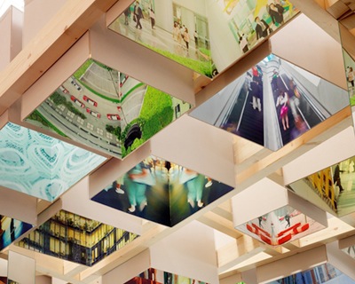 interactive design lounge at art basel hong kong by swire properties