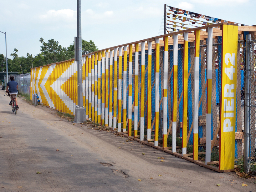 interactive community wall transforms fence by chat travieso