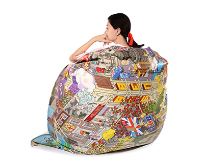 eboy + freeasy: london beanbag deluxe