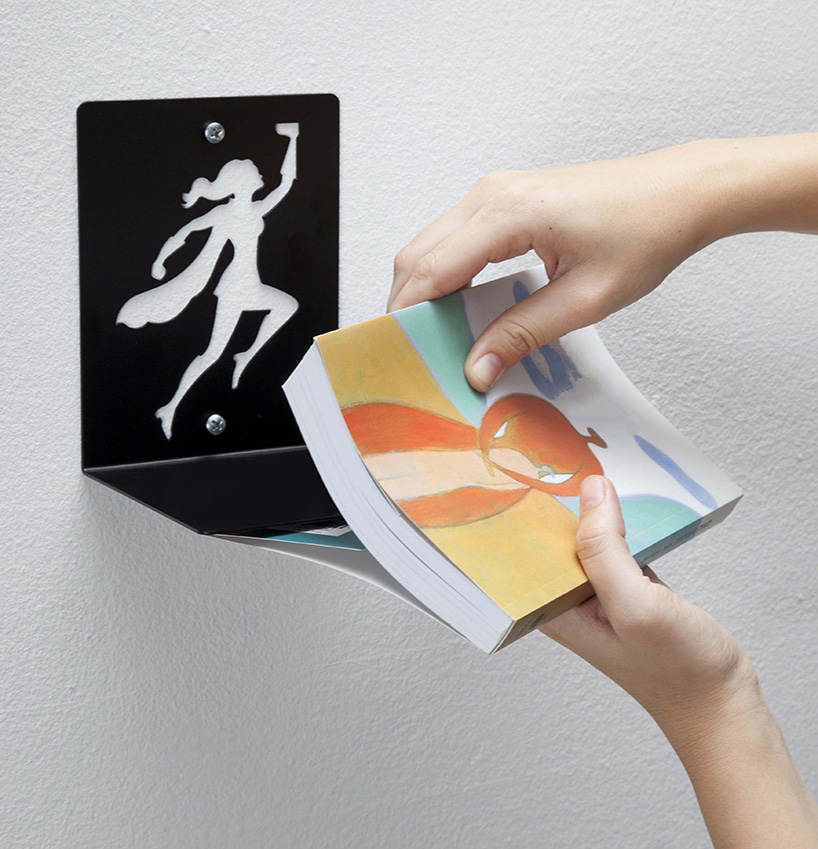 artori design celebrates women around the globe with supergal bookend + shelf