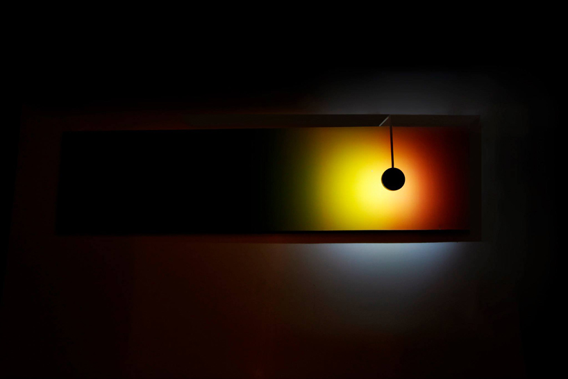 kinetic sunset sunrise lamps by barbora adamonyte