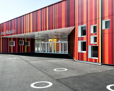 prinvault architectes resurrect the scorched jean moulin school