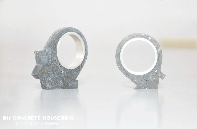 linda bennett invents the DIY concrete house ring kit