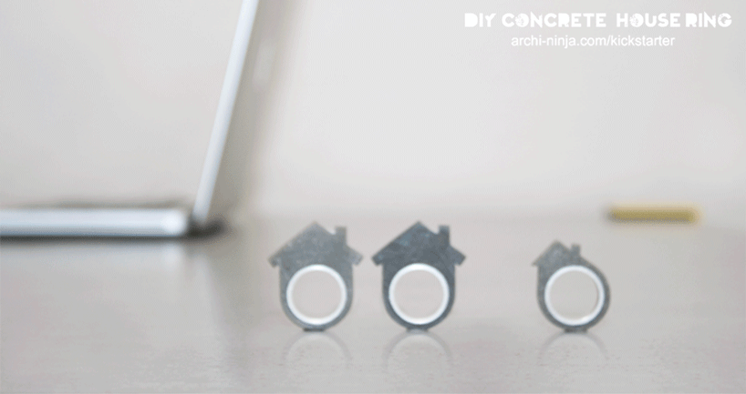 linda bennett invents the DIY concrete house ring kit