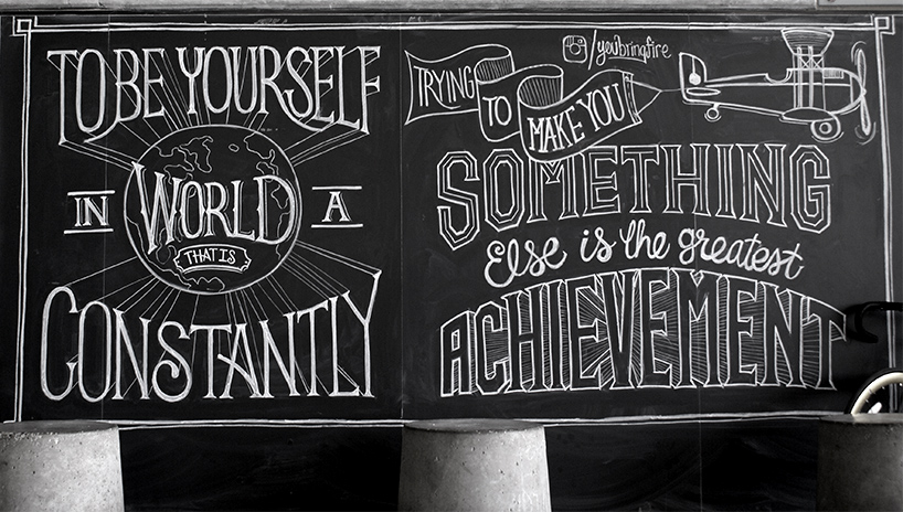 scott biersack's motivational chalkboard lettering