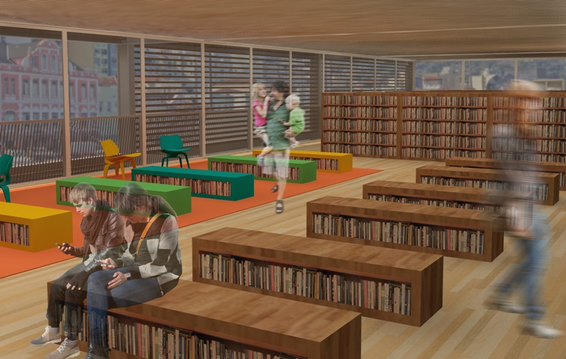 nova biblioteca: student proposal for bioclimatic library in brazil